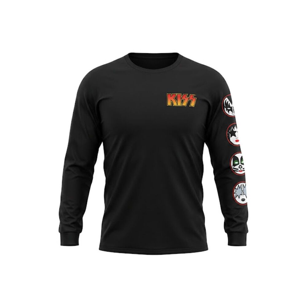 KISS Destroyer Long Sleeve Graphic Shirt XL